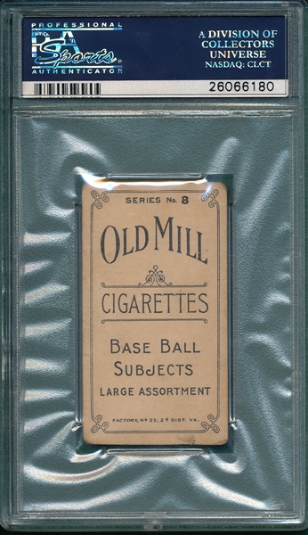 1910 T210-8 Vinson Old Mill Cigarettes PSA 2.5