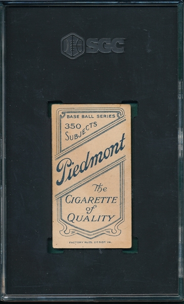1909-1911 T206 Blackburne Piedmont Cigarettes, SGC 4