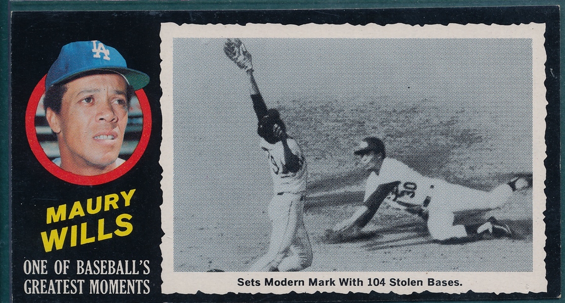 1971 Topps Greatest Moments #29 Maury Wills 