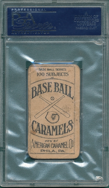 1909 E90-1 Mordecai Brown American Caramel Co. PSA 1 (MK)