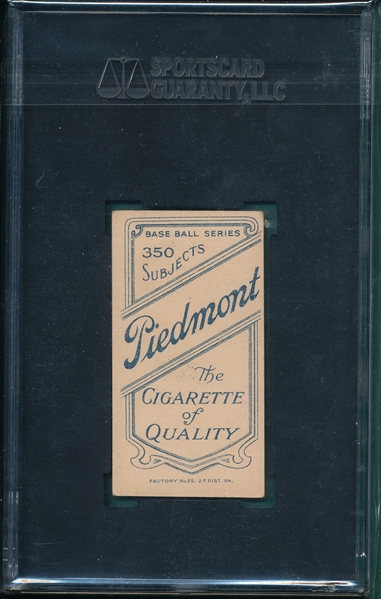 1909-1911 T206 Hoffman, Izzy, Piedmont Cigarettes SGC 60