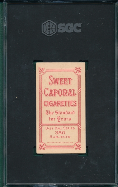 1909-1911 T206 Magee, Bat, Sweet Caporal Cigarettes SGC 5