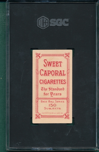 1909-1911 T206 Jones, Tom, Sweet Caporal Cigarettes SGC 4.5