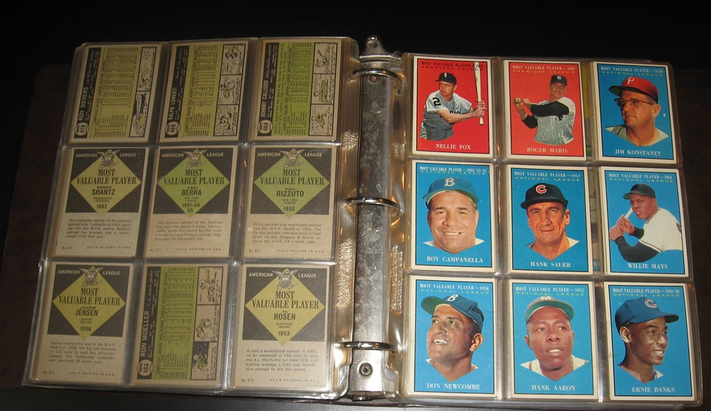 1961 Topps Baseball Near Set (566/587) 