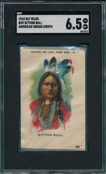 1910 S67 Silks Sitting Bull, SGC 6.5