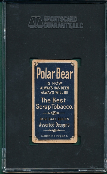 1909-1911 T206 Gray Polar Bear SGC 3.5