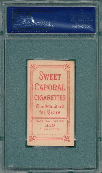 1909-1911 T206 Unglaub Sweet Caporal Cigarettes PSA 5