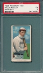 1909-1911 T206 Keeler, Bat, Piedmont Cigarettes PSA 5