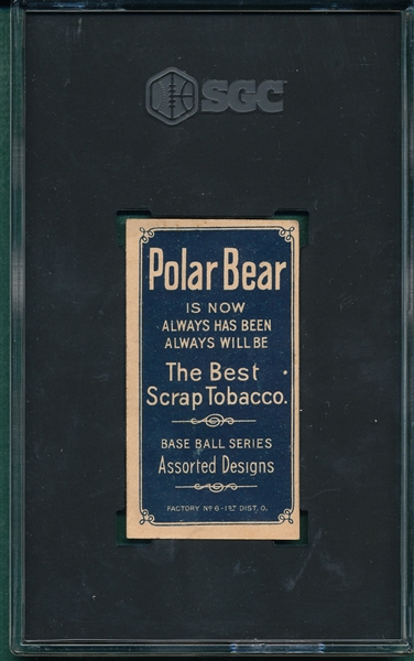 1909-1911 T206 Groom Polar Bear SGC 4.5
