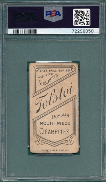 1909-1911 T206 Unglaub Tolstoi Cigarettes PSA 2