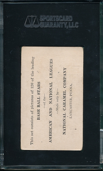 1921-23 E220 Harry Hooper National Caramel Co. SGC 35