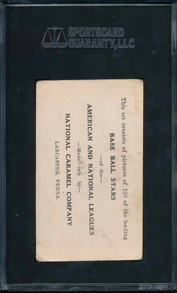 1921-23 E220 Walter Maranville National Caramel Co. SGC 20