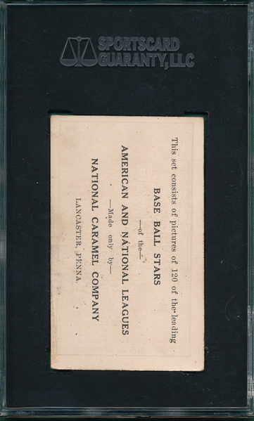 1921-23 E220 Shannon National Caramel Co. SGC 35