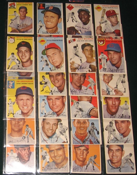1952-56 Topps Lot of (123) 54T Snider & Rizzuto