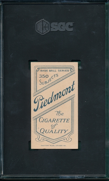 1909-1911 T206 Knabe Piedmont Cigarettes SGC 6