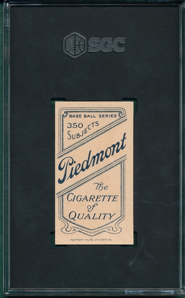 1909-1911 T206 LaPorte Piedmont Cigarettes SGC 6