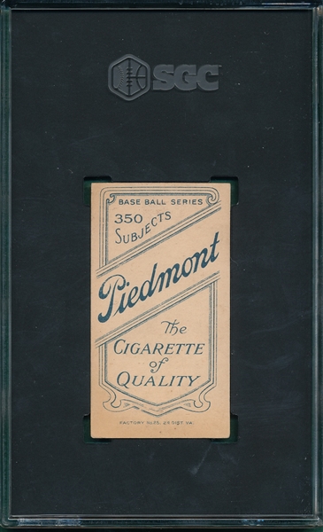 1909-1911 T206 Mitchell, Mike, Piedmont Cigarettes SGC 4