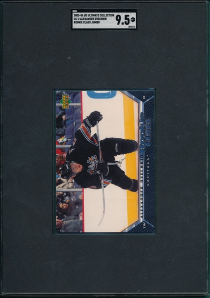 2005-06 UD Ultimate Collection, CC-2 Alexander Ovechkin, Rookie Class Jumbo, SGC 9.5
