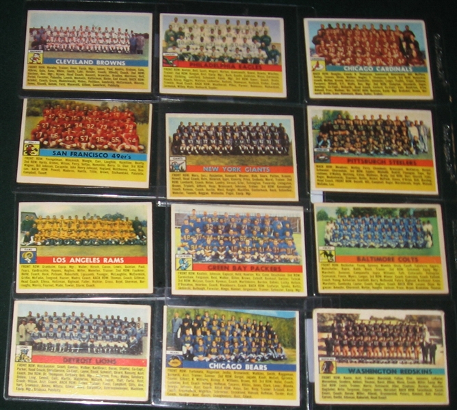 1956 Topps Football Complete Set (120)