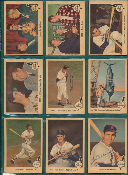 1959 Ted Williams Lot of (21) W/ Babe Ruth (2)