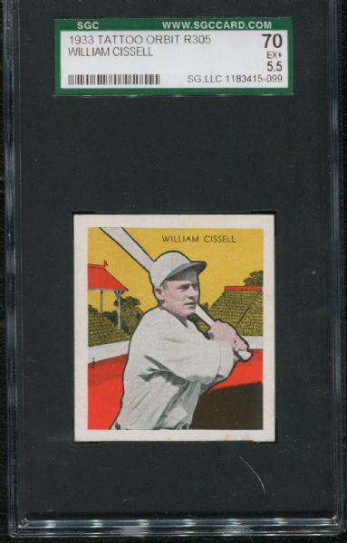 1933 Tattoo Orbit R305 William Cissell SGC 70 EX+ 5.5