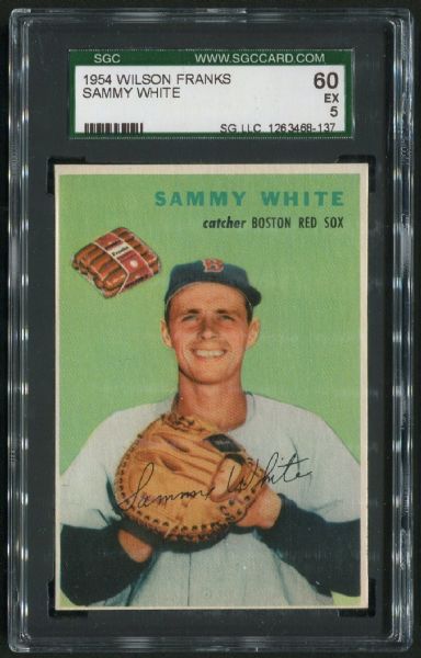 1954 Wilson Franks Sammy White SGC 60 EX 5