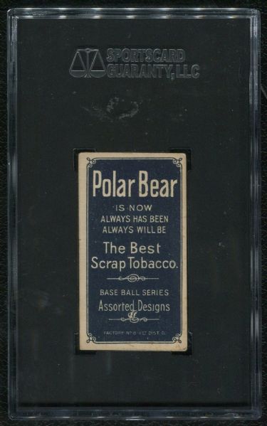 1909-11 Polar Bear T206 Mickey Doolan Batting SGC 60 EX 5