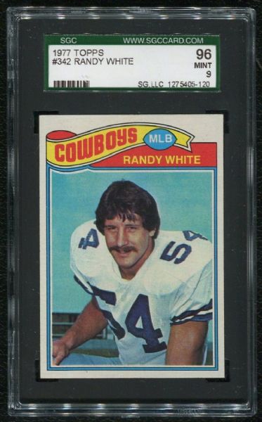 1977 Topps #342 Randy White SGC 96 MINT 9