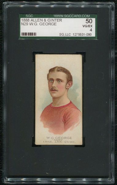 1888 Allen & Ginter N29 W.G. George SGC 50 VG-EX 4