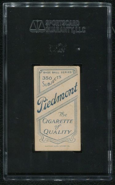 1910 Piedmont Cigarettes T206 Charlie Starr SGC 60 EX 5