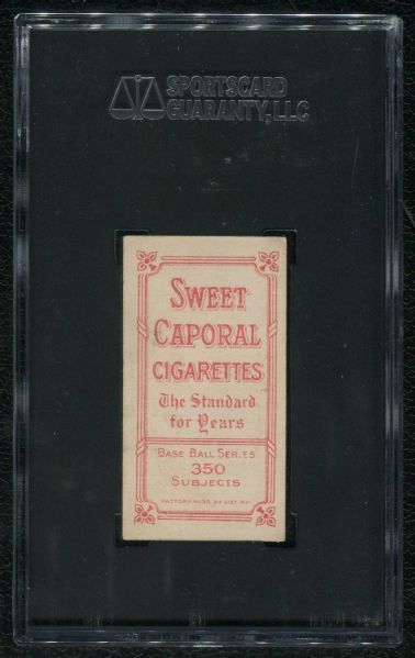 1910 Sweet Caporal Cigarettes T206 Lena Blackburne SGC 60 EX 5