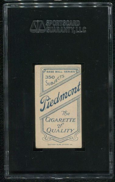 1910 Piedmont Cigarettes T206 James Lafitte SGC 50 VG-EX 4