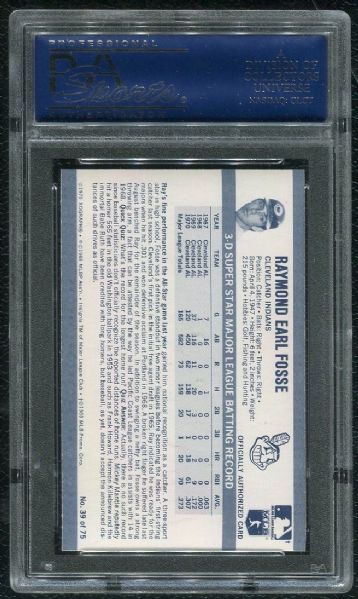 1971 Kellogg's #39 Ray Fosse PSA 10 GEM MINT