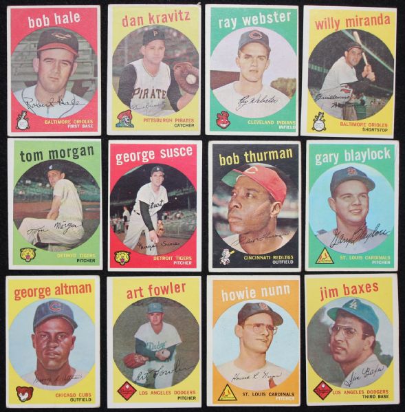 1959 Topps Lot of 25 Assorted High Numbers