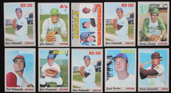 1970 Topps Lot of 34 Assorted High Numbers w/ SPs