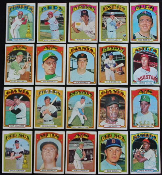 1972 Topps Near Complete High Number Run (82 of 130)