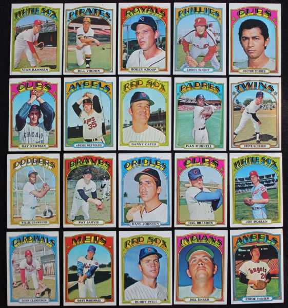 1972 Topps Near Complete High Number Run (82 of 130)