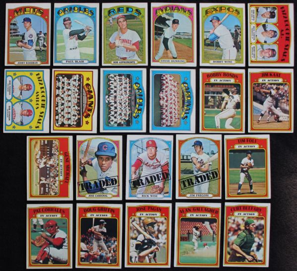 1972 Topps Near Complete High Number Run (82 of 130)