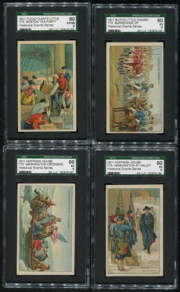 Complete 1911 T70 Historical Events Set (25) Cards SGC #1 Registry Set