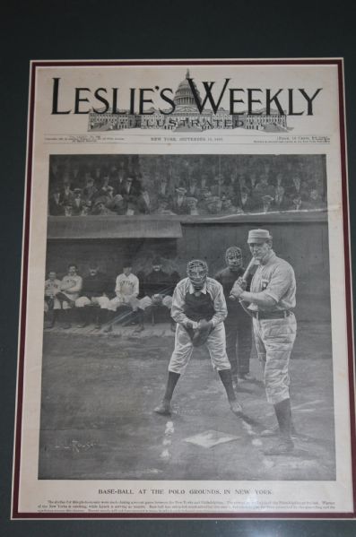 September 1897 Leslie's Weekly Featuring Nap Lajoie