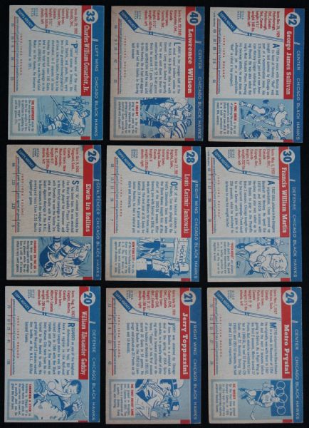 1954-55 Topps Partial Set (45/60)