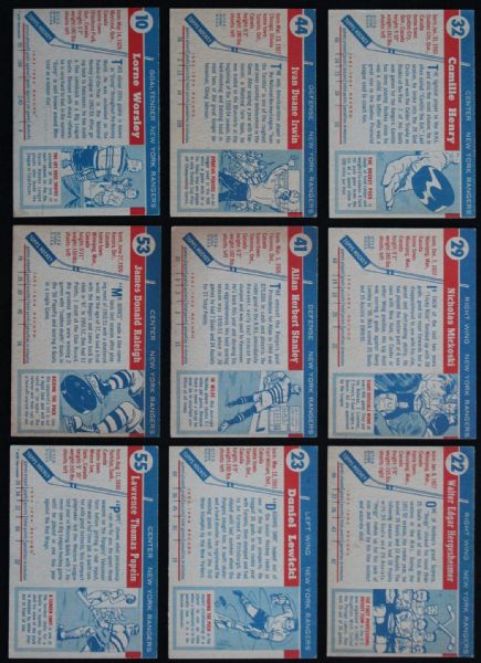 1954-55 Topps Partial Set (45/60)