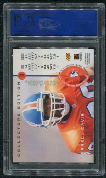 1996 Leaf #58 Terrell Davis Autograph PSA/DNA Authentic