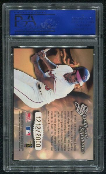 1997 Donruss Significant Signatures Frank Robinson Autograph PSA 9 MINT