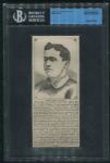 1881 NY Clipper Woodcuts Ned Hanlon BVG Authentic
