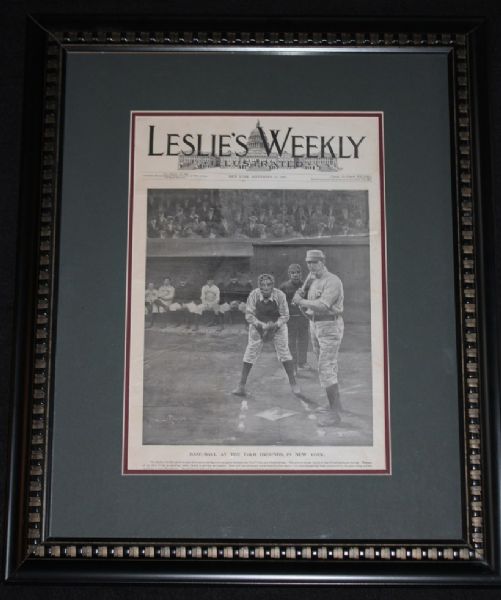 September 1897 Leslie's Weekly Featuring Nap Lajoie