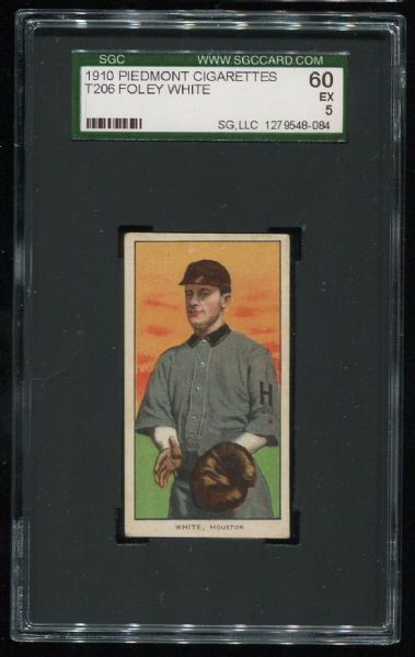 1909-11 T206 Piedmont T206 Foley White SGC 60