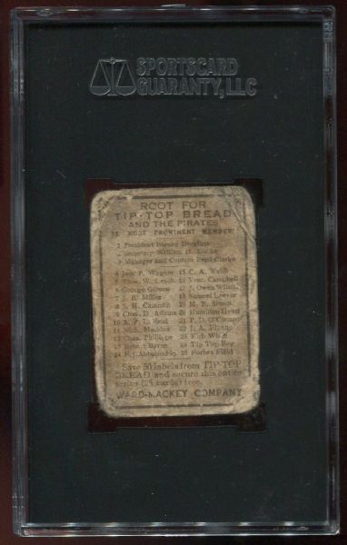 1910 Tip Top Bread Forbes Field SGC 10