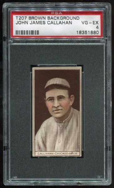 1912 T207 Recruit John James Callahan PSA 4