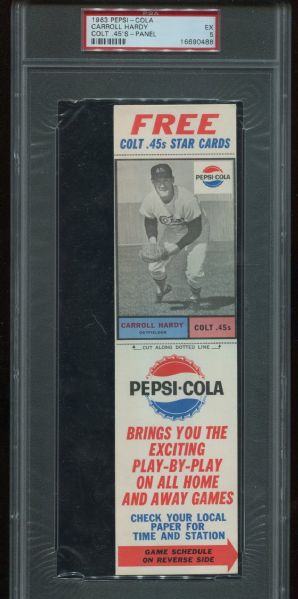 1963 Pepsi Cola PSA Graded Trio